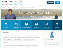 Tablet Screenshot of garnaascpa.com